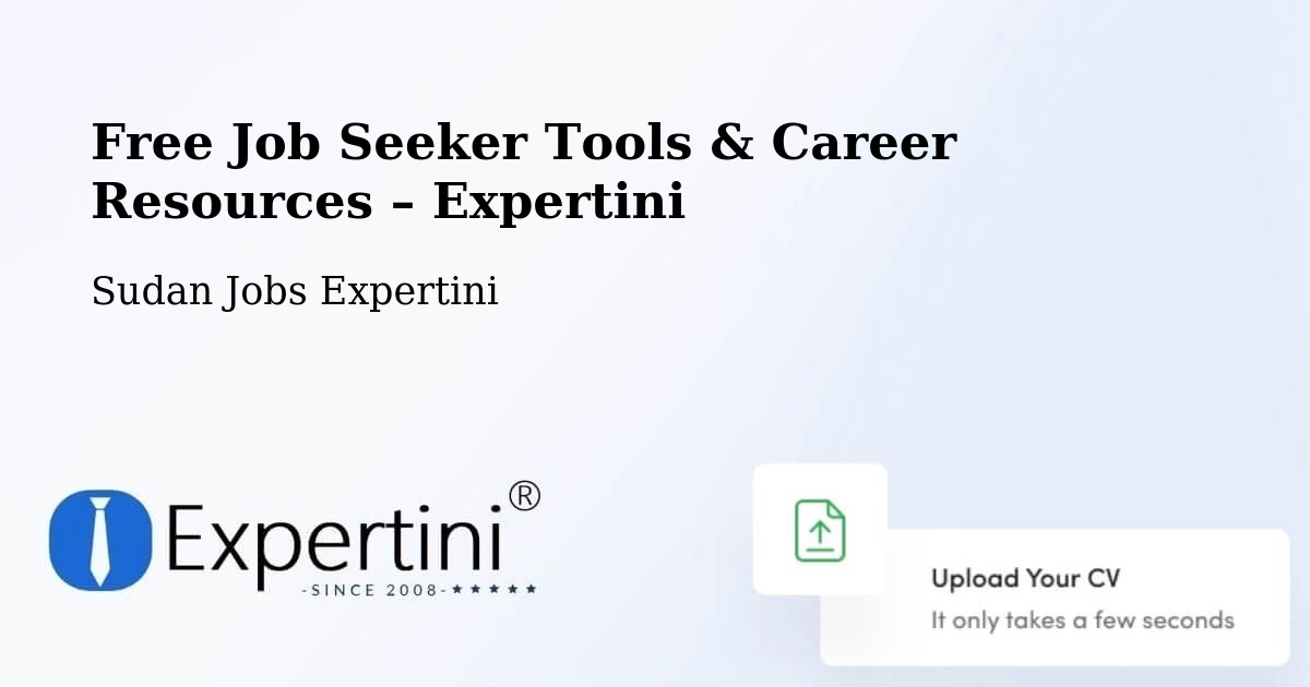 Free Job Seeker Tools & Career Resources – Dilling - Dilling, Sudan Jobs Expertini